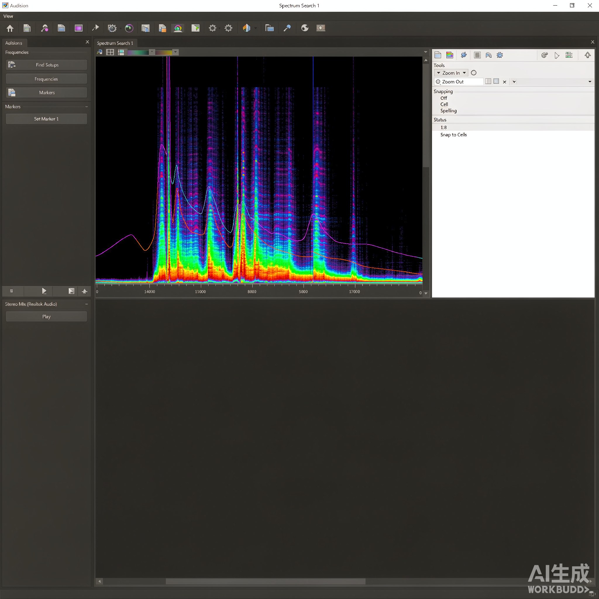Adobe Audition音频修复界面